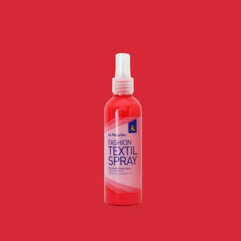 Farba do tkanin spray La Pajarita 100ml, Wiśnia